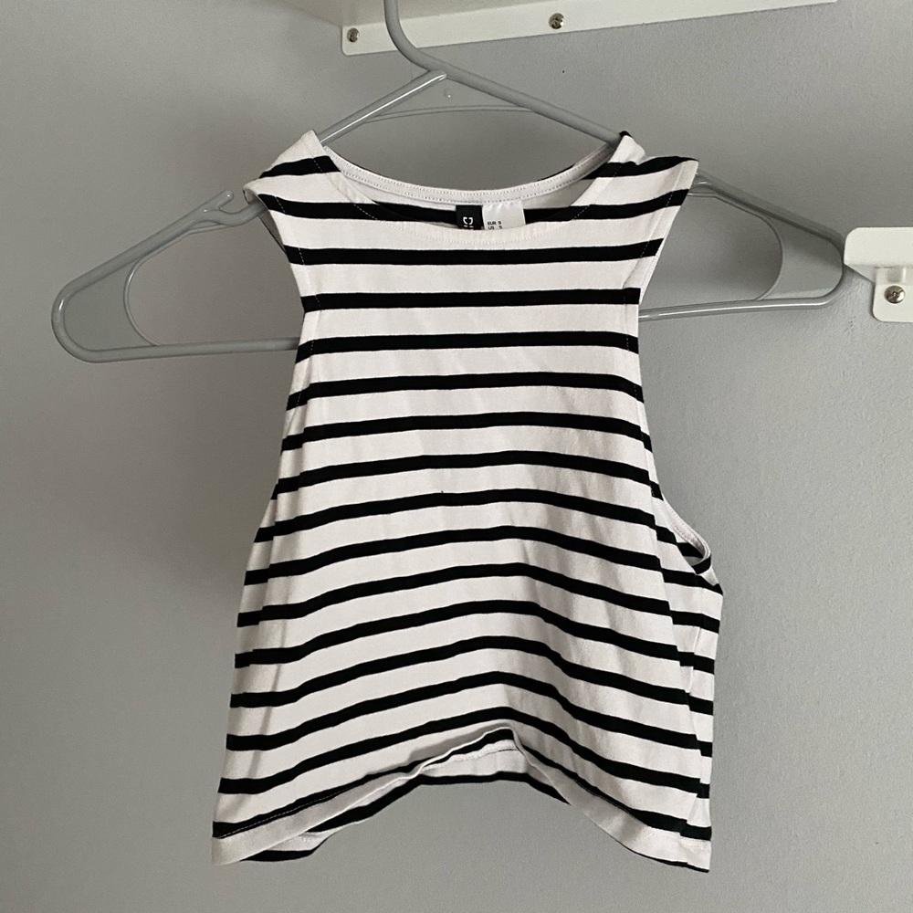 Striped Crop Top (H&M)